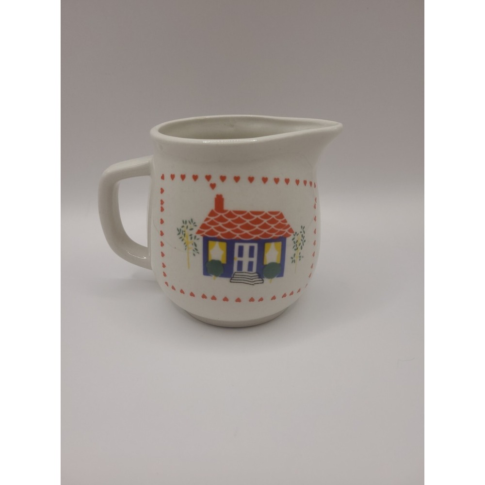 Cute Vintage Ceramic Painted Creamer Pourer
